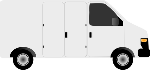 Vector illustration of generic van