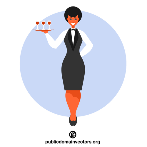 Female waiter