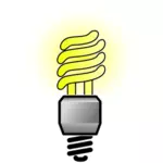 エネルギー セーバー電球ベクトル画像