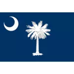 矢量旗帜的南卡罗莱纳州