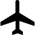 AIGA aéroport sign vector image