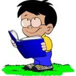 صبي مع كتاب