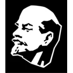 Vector silueta de Lenin