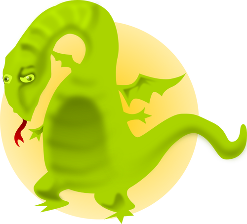 Green dragon image