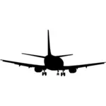 Flugzeug-silhouette