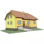 Illustration vectorielle d'une maison