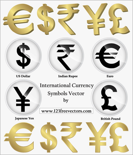 Internationale valutasymbolen