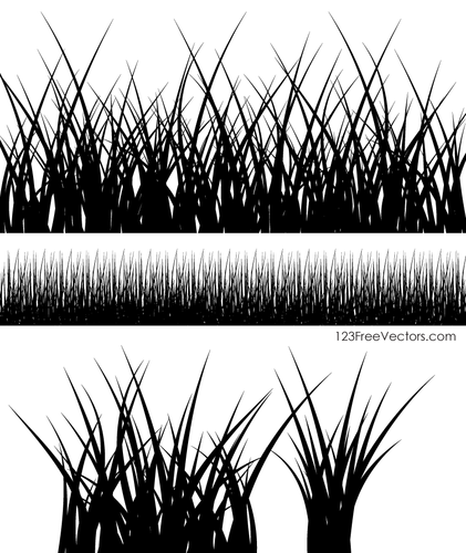Grass silueta
