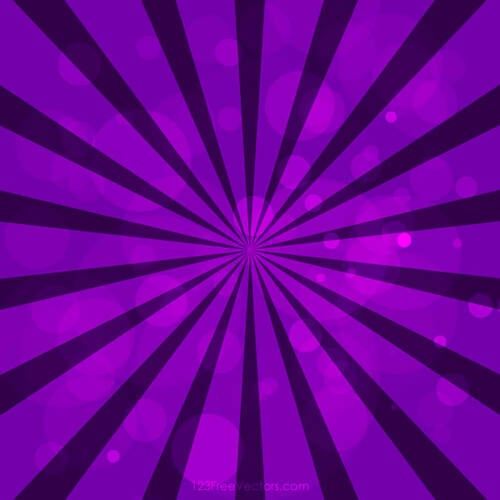 暗い紫サンバースト背景