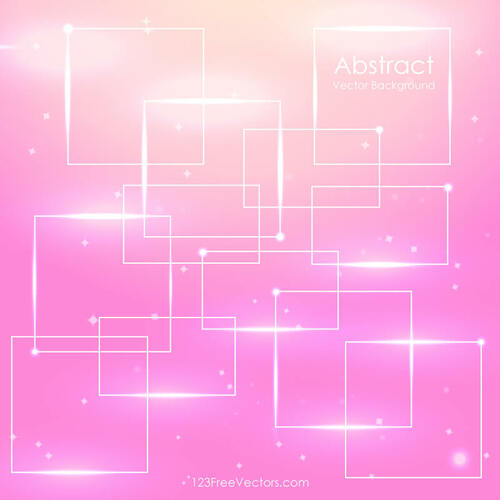 Abstract Glowing Pink Background
