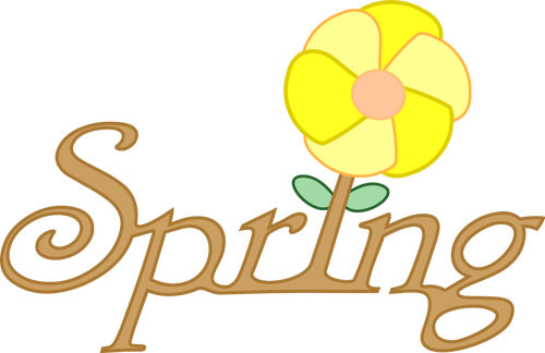 Palavra inglesa para a primavera