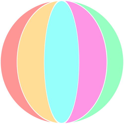 Vektor illustration av badboll