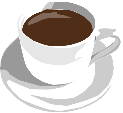 Taza de ilustración de café