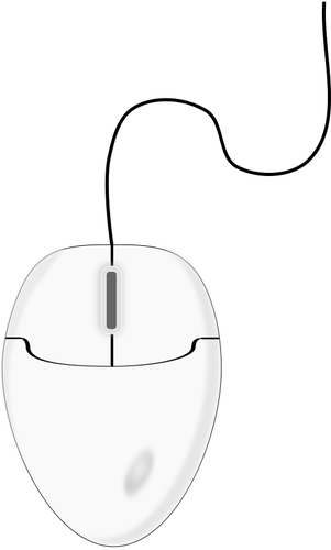 Vektortegning av hvite mus 1