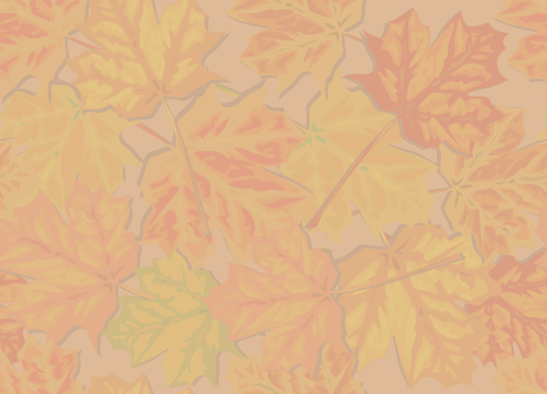 Faded automne feuilles vector image