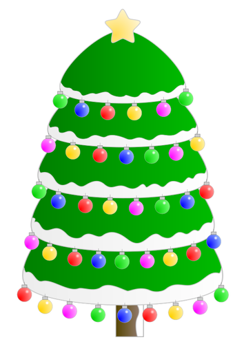 Árbol de Navidad gráficos vectoriales