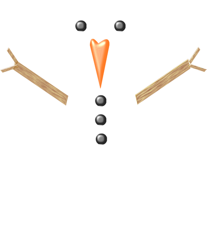 Snowman vector