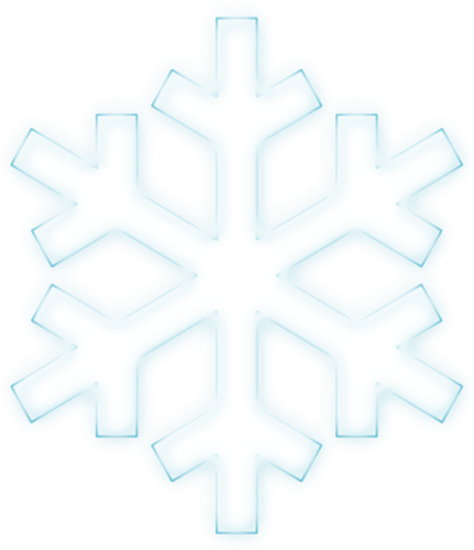 Grafika wektorowa symbol blady śnieżynka niebieska