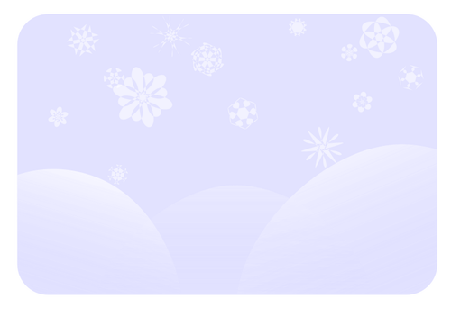 Winter vector landscape