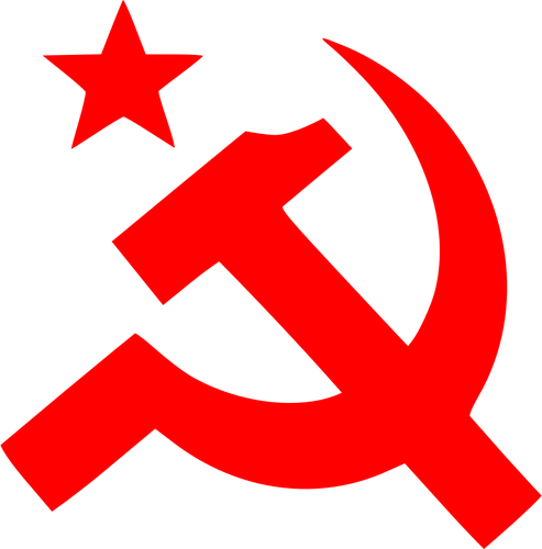 Kommunismen tegn på hammer vector illustrasjon