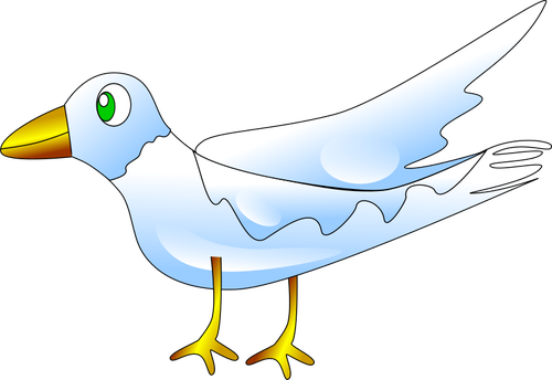 Oiseau de livre pour enfants dessin