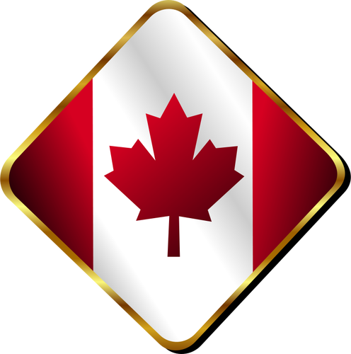 カナダ バッジ ベクトル画像