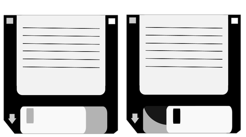 Los disquetes Vector Clip Art