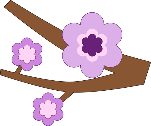 Fioletowy kwiat