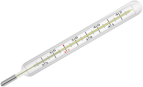 صورة متجه مقياس الحرارة