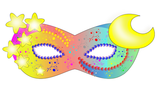 Girly carnival mask