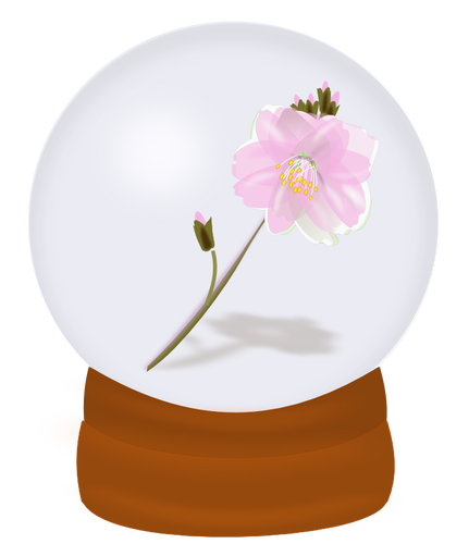 Vector de desen de flori globe