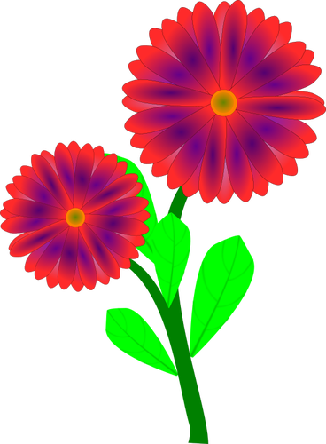 Blomster clip art vektorgrafikk