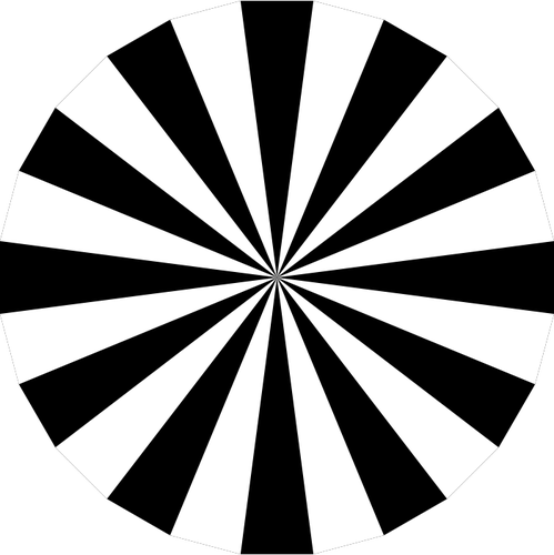Černá a bílá paleta vektorový obrázek