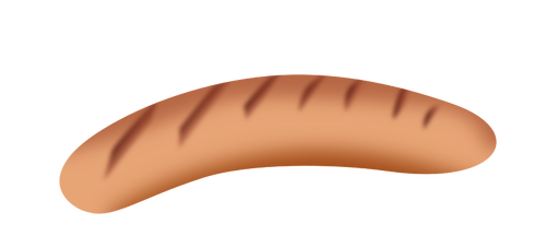 Cooked sausage