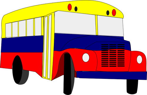 Vector imagine de autobuz chiva