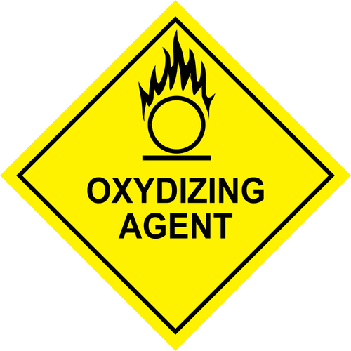 Pictogram voor oxiderende agent