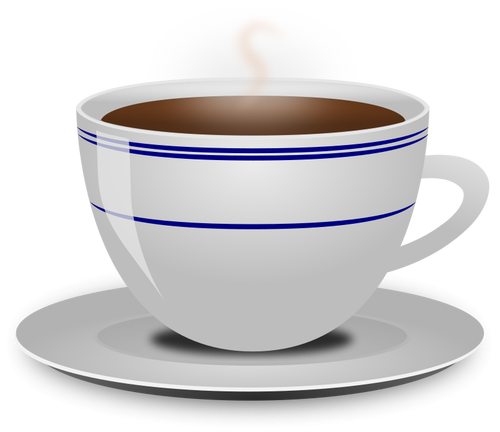 Vector afbeelding van een kop van koffie