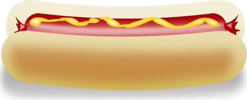 Hot dog vector illustrasjon