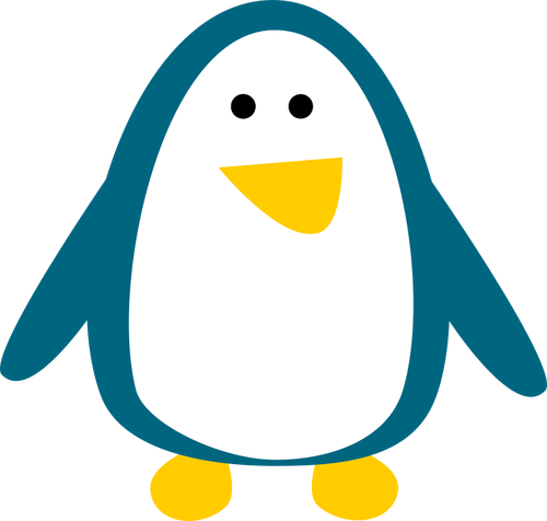 Pingvin vektorbild
