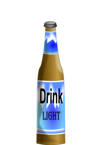 Bottiglia di ClipArt vettoriali di birra