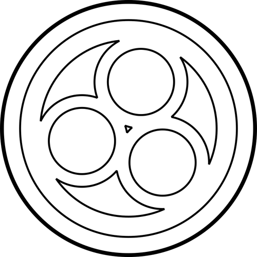 Cirkel ontwerp vector afbeelding
