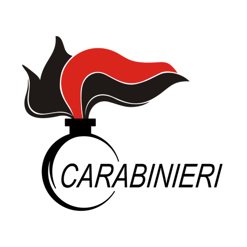 Ilustracja wektorowa logo karabinierów