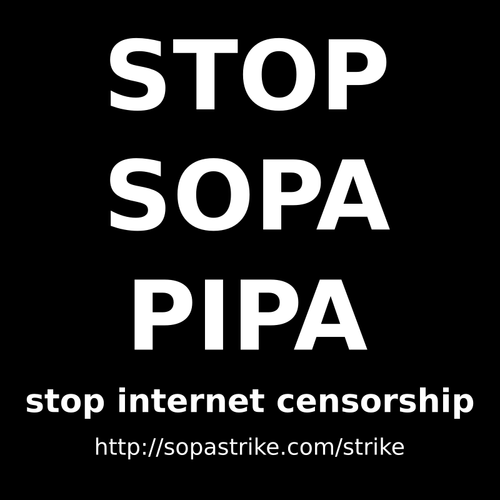 Vektor-Cliparts von stop Internet-Zensur-Quadrat-Zeichen