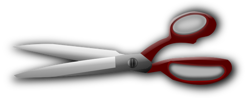 Lesklé nůžky Klipart