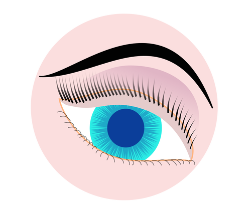 Иллюстрация Голубой глаз