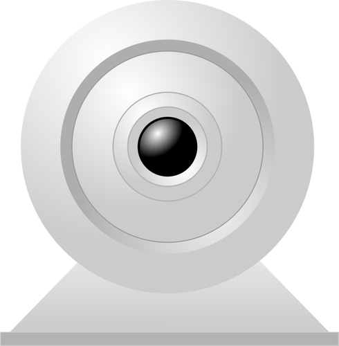 Vektoripiirustus pöytätietokoneen web-kamerasta