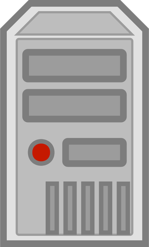 Färg vektorbild av server symbol