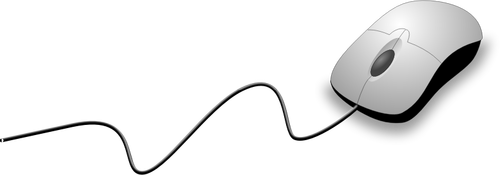 Fotorealistisk utklipp av en trådløs mus