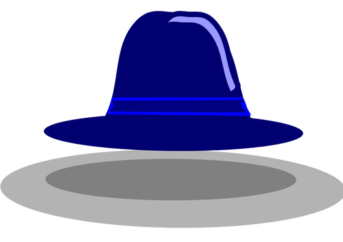 Широкий обод шляпа векторное изображение