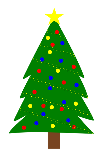 Ilustração da árvore de Natal